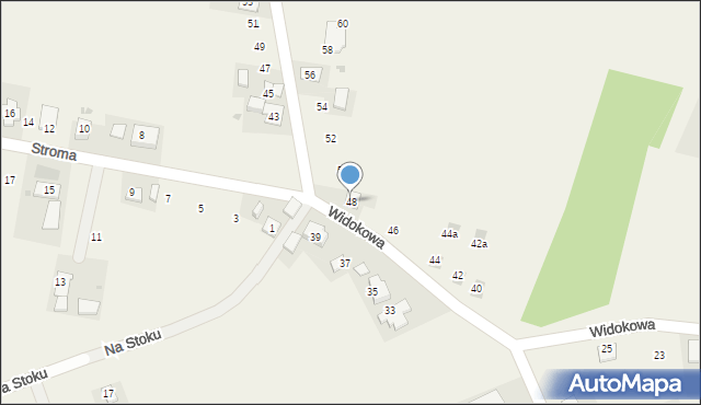 Sadowie, Widokowa, 48, mapa Sadowie