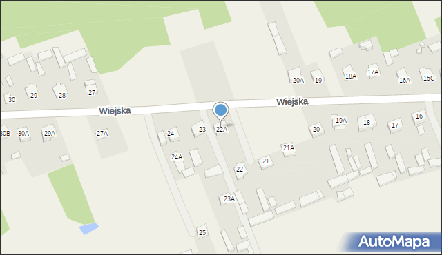 Sadowne, Wiejska, 22B, mapa Sadowne