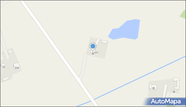 Sadowne, Wiejska, 34, mapa Sadowne