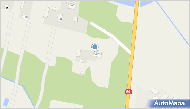 Sadowne, Wiejska, 40, mapa Sadowne