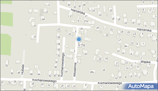 Sandomierz, Wiosenna, 4, mapa Sandomierza