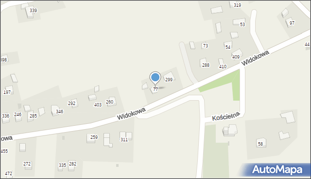 Sanka, Widokowa, 14, mapa Sanka