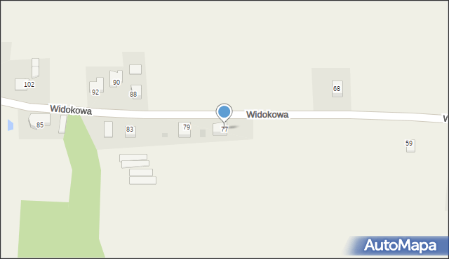 Sanka, Widokowa, 77, mapa Sanka