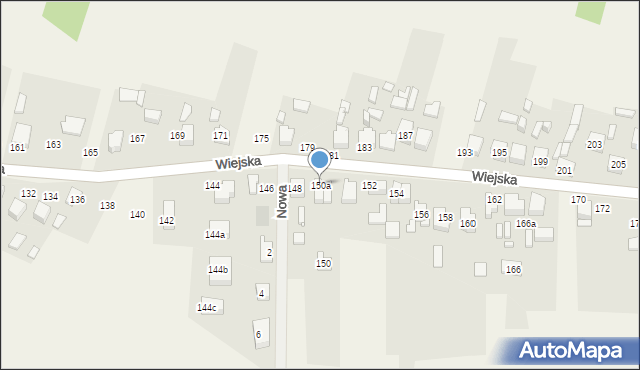 Sarnów, Wiejska, 150a, mapa Sarnów