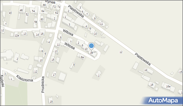 Ścinawa Mała, Witosa Wincentego, 16, mapa Ścinawa Mała