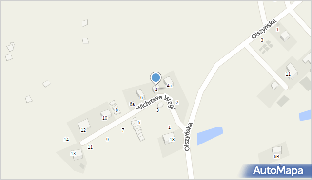 Sianożęty, Wichrowe Wzgórze, 4, mapa Sianożęty