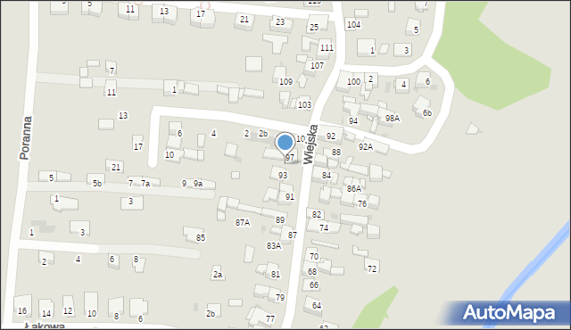 Siemianowice Śląskie, Wiejska, 95, mapa Siemianowice Śląskie