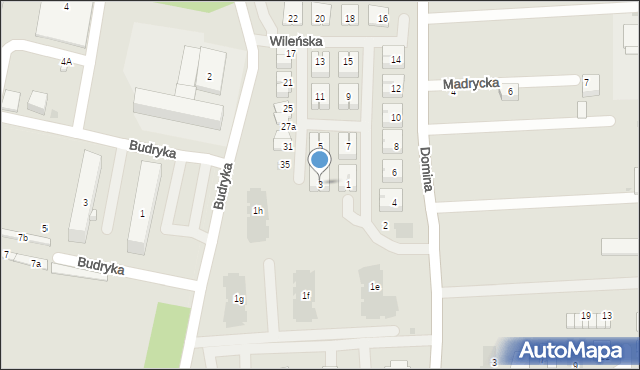 Siemianowice Śląskie, Wileńska, 3, mapa Siemianowice Śląskie