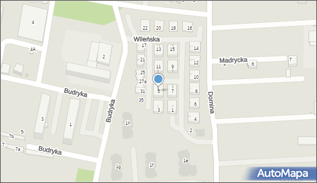 Siemianowice Śląskie, Wileńska, 5, mapa Siemianowice Śląskie