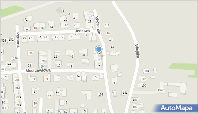 Siemianowice Śląskie, Wiosenna, 13, mapa Siemianowice Śląskie