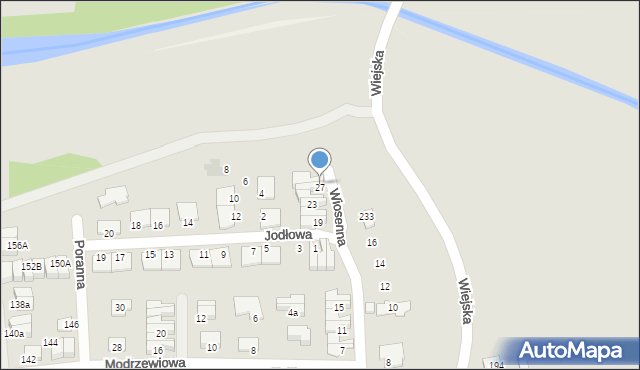 Siemianowice Śląskie, Wiosenna, 29, mapa Siemianowice Śląskie