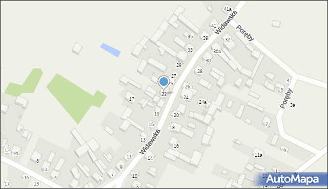 Siemkowice, Widawska, 23, mapa Siemkowice