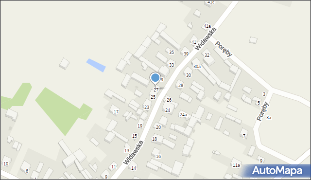 Siemkowice, Widawska, 27, mapa Siemkowice