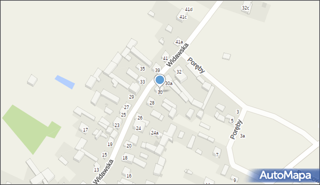 Siemkowice, Widawska, 30, mapa Siemkowice