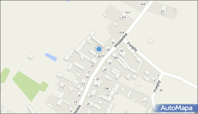 Siemkowice, Widawska, 33, mapa Siemkowice