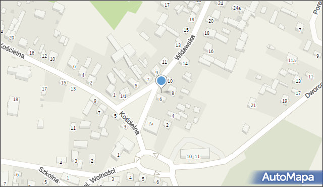 Siemkowice, Widawska, 6a, mapa Siemkowice