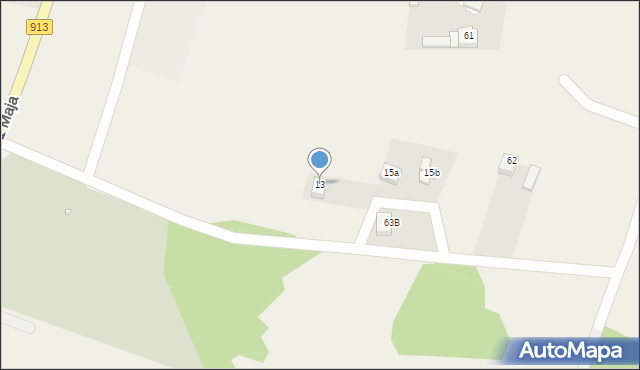 Siemonia, Widokowa, 13, mapa Siemonia