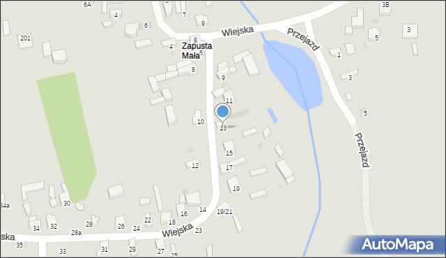 Sieradz, Wiejska, 13, mapa Sieradz