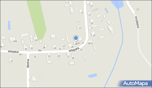 Sieradz, Wiejska, 16, mapa Sieradz