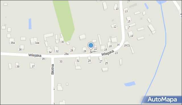 Sieradz, Wiejska, 24, mapa Sieradz