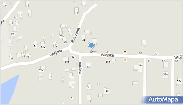 Sieradz, Wiejska, 66, mapa Sieradz