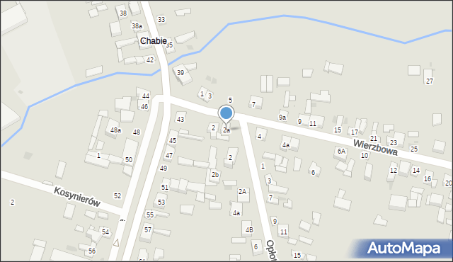 Sieradz, Wierzbowa, 2a, mapa Sieradz