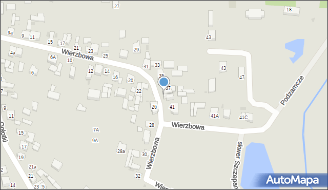Sieradz, Wierzbowa, 39, mapa Sieradz