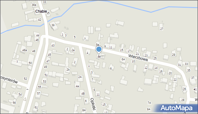 Sieradz, Wierzbowa, 4a, mapa Sieradz