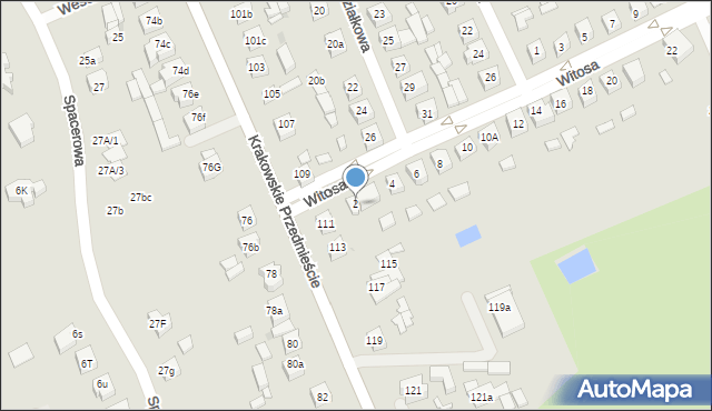 Sieradz, Witosa Wincentego, 2, mapa Sieradz