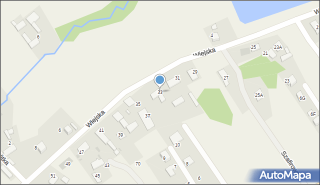 Sierakowice, Wiejska, 33, mapa Sierakowice