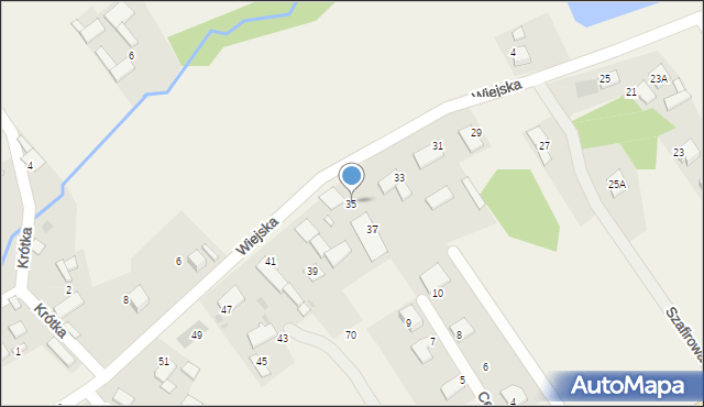 Sierakowice, Wiejska, 35, mapa Sierakowice