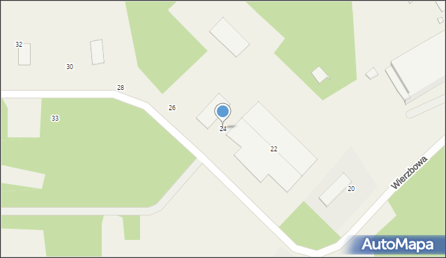 Skarbimierz-Osiedle, Wierzbowa, 24, mapa Skarbimierz-Osiedle
