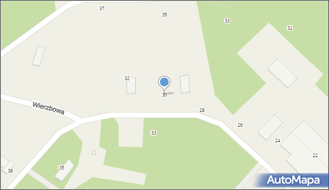 Skarbimierz-Osiedle, Wierzbowa, 30, mapa Skarbimierz-Osiedle