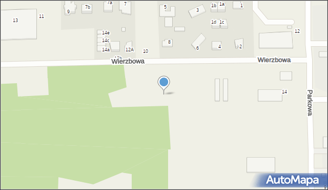 Skarbimierz-Osiedle, Wierzbowa, 7, mapa Skarbimierz-Osiedle