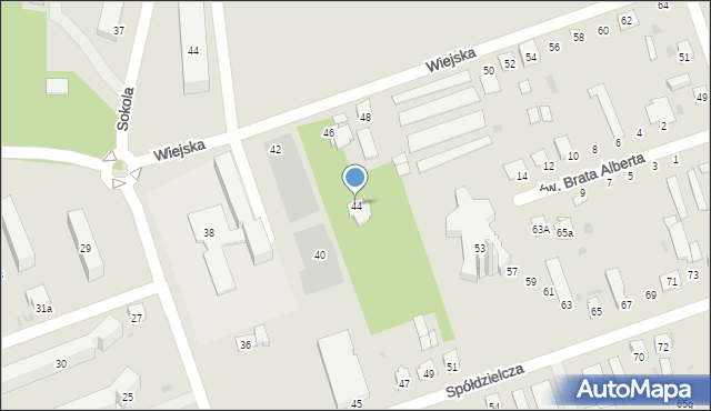 Skarżysko-Kamienna, Wiejska, 44, mapa Skarżysko-Kamienna