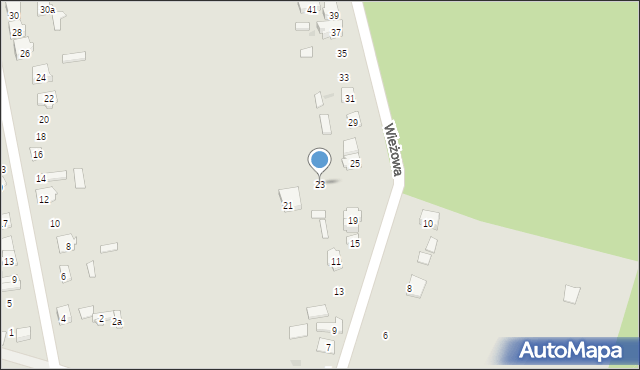 Skarżysko-Kamienna, Wieżowa, 23, mapa Skarżysko-Kamienna