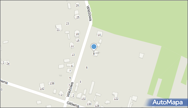 Skarżysko-Kamienna, Wieżowa, 8, mapa Skarżysko-Kamienna