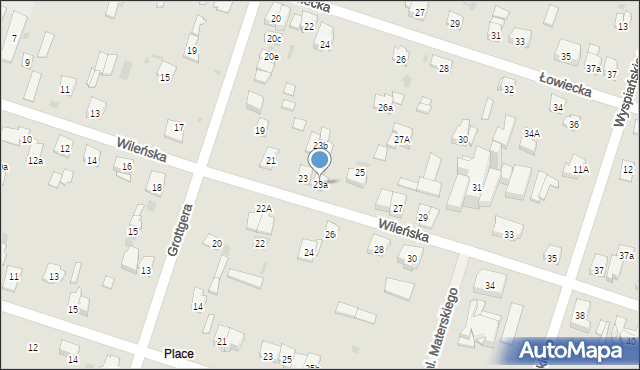 Skarżysko-Kamienna, Wileńska, 23a, mapa Skarżysko-Kamienna