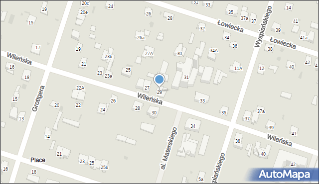 Skarżysko-Kamienna, Wileńska, 29, mapa Skarżysko-Kamienna