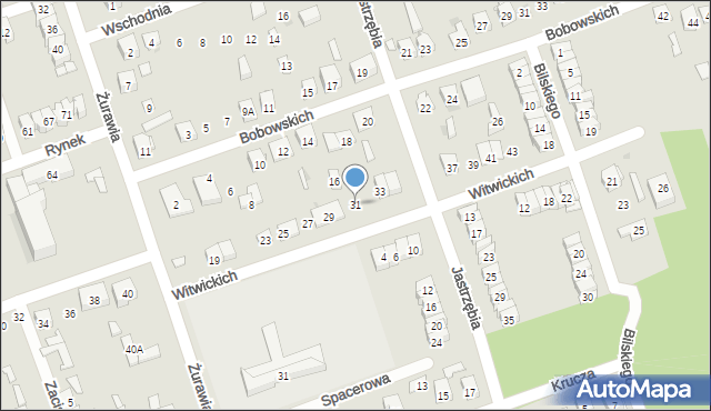Skarżysko-Kamienna, Witwickich, 31, mapa Skarżysko-Kamienna