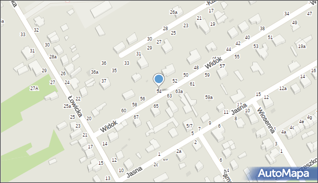 Skierniewice, Widok, 54, mapa Skierniewic