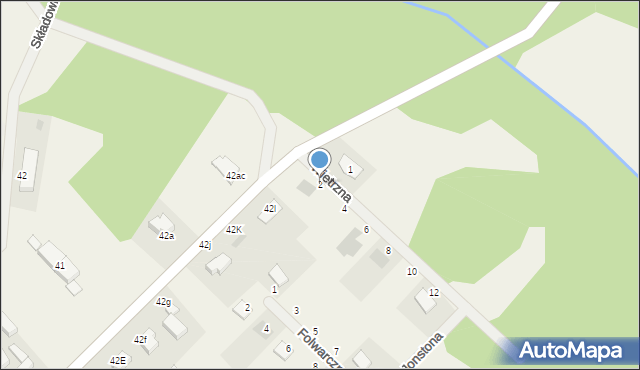 Składowice, Wietrzna, 2, mapa Składowice