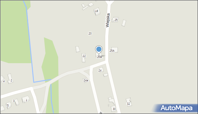 Sławków, Wiejska, 20a, mapa Sławków