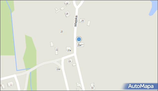 Sławków, Wiejska, 25A, mapa Sławków