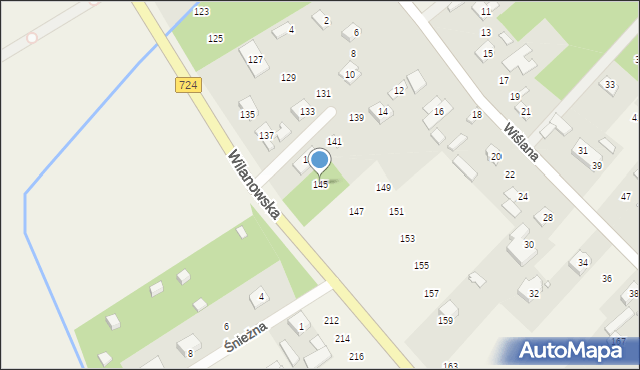 Słomczyn, Wilanowska, 145, mapa Słomczyn