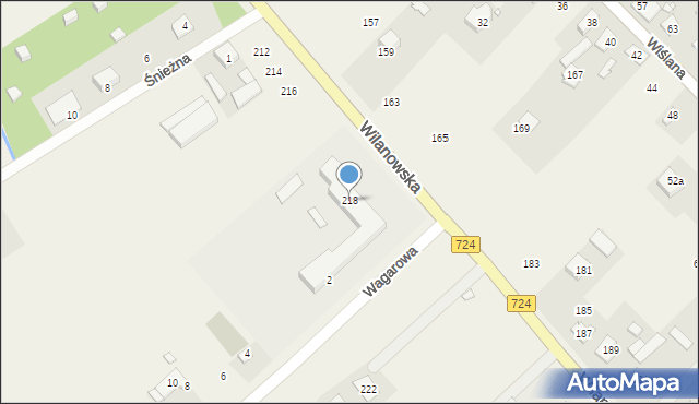 Słomczyn, Wilanowska, 218, mapa Słomczyn