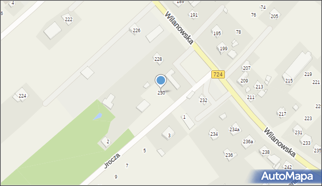 Słomczyn, Wilanowska, 230, mapa Słomczyn