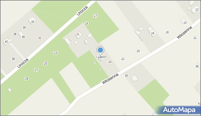 Słomczyn, Wiosenna, 26, mapa Słomczyn