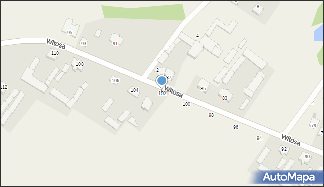 Słopsk, Witosa Wincentego, 102, mapa Słopsk