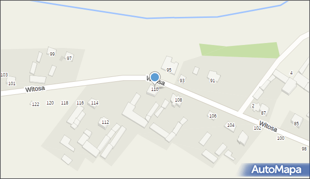 Słopsk, Witosa Wincentego, 110, mapa Słopsk